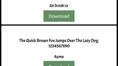 Captura de tela de GxFonts - Custom fonts for Samsung Galaxy 3