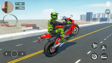Captura de tela de Moto Strike: 3D Extreme Rider 1