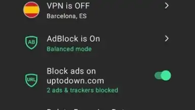Captura de tela de AVG Browser 4