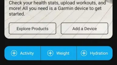 Captura de tela de Garmin Connect 14