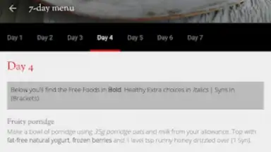 Captura de tela de Slimming World 12
