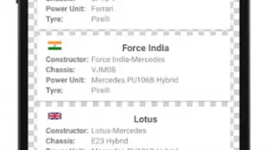 Captura de tela de Formula Race Calendar 6