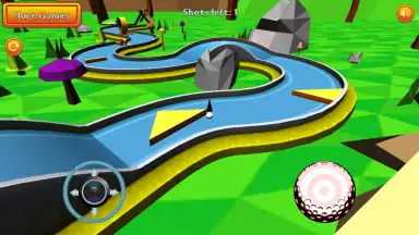 Captura de tela de Mini Golf: Retro 1