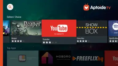 Captura de tela de Aptoide TV 3