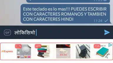 Captura de tela de Hindi Keyboard 2