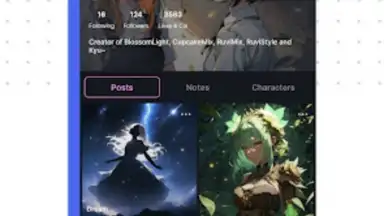 Captura de tela de Yodayo 1