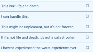 Captura de tela de Cognitive Diary CBT Self-Help 13
