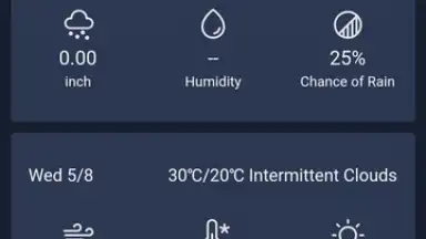 Captura de tela de Daily Forecast 4