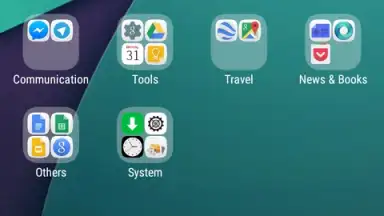 Captura de tela de IO Launcher (Lollipop + iOS 8) 2