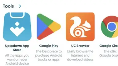Captura de tela de UC Browser 4