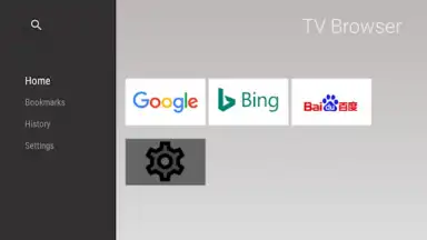Captura de tela de TV Internet Browser 5