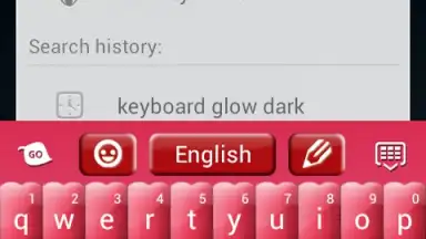Captura de tela de Pink Keyboard Hearts Glow 7