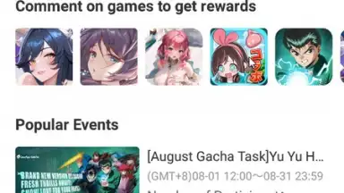 Captura de tela de QooApp 4
