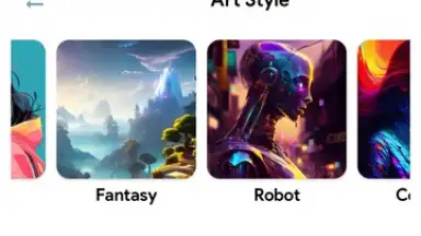 Captura de tela de Free AI Image Generator 2