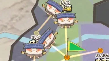 Captura de tela de Yo-Kai Sangokushi: Kunitori Wars 10