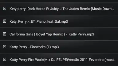 Captura de tela de 4shared Music 2