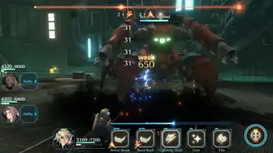 Captura de tela de Final Fantasy VII Ever Crisis 10