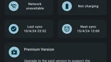 Captura de tela de FolderSync 1
