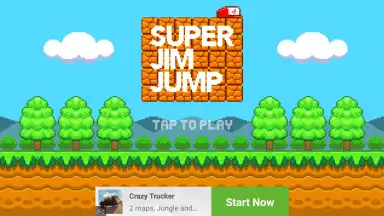Captura de tela de Super Jim Jump 1