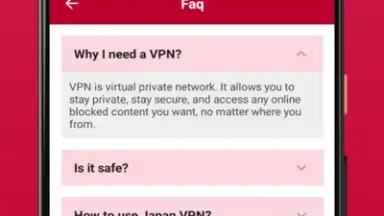 Captura de tela de Japan Vpn Pro 1