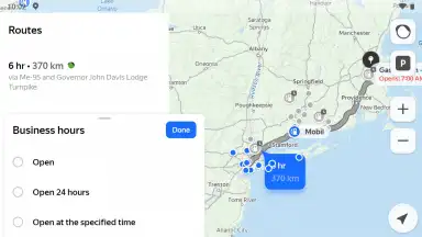 Captura de tela de Yandex Maps 9