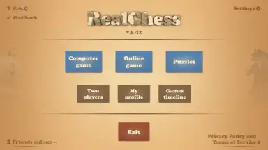 Captura de tela de Real Chess 3
