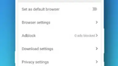 Captura de tela de Pure Web Browser-Ad Blocker 1
