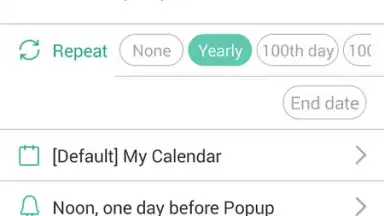 Captura de tela de Naver Calendar 8