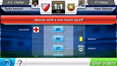 Captura de tela de Top Eleven 4