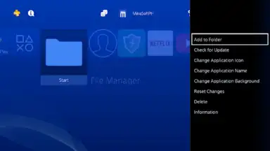 Captura de tela de PS4 Launcher - Simulator 5