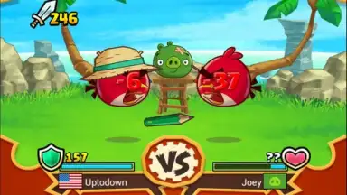 Captura de tela de Angry Birds Fight! 6