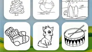 Captura de tela de Panda Coloring Book 8