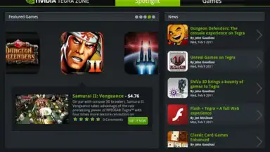 Captura de tela de NVIDIA TegraZone 4