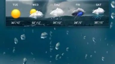 Captura de tela de Live Weather & Local Weather 1