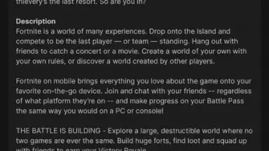 Captura de tela de Epic Games 13