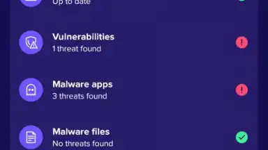 Captura de tela de Avast Antivirus & Security 9