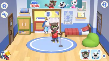 Captura de tela de Talking Tom Town 2
