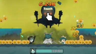 Captura de tela de Tap Dragon: Little Knight Luna 3
