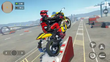 Captura de tela de Moto Strike: 3D Extreme Rider 2