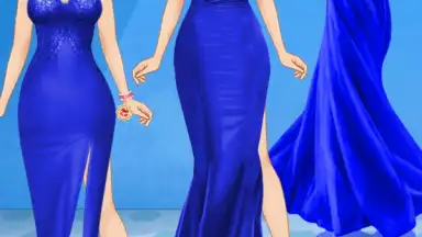 Captura de tela de Blue Princess Makeup Salon Games For Girls 2