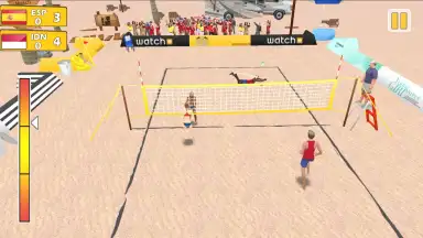Captura de tela de Volleyball: Spike Master 6