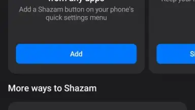 Captura de tela de Shazam 14