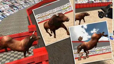 Captura de tela de Angry Bull Attack Arena Sim 3D 15
