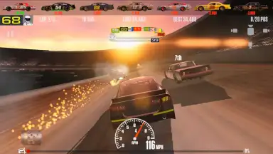 Captura de tela de Stock Car Racing 8