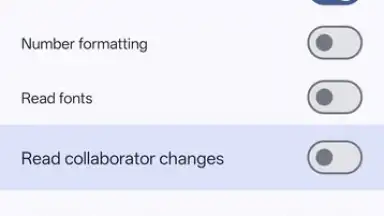 Captura de tela de Google Sheets 3