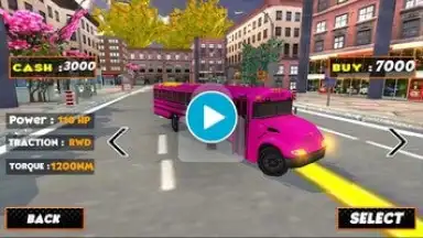 Captura de tela de School Bus Driving Games 3D 1