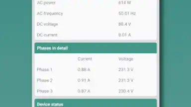 Captura de tela de Photovoltaic Monitor 11