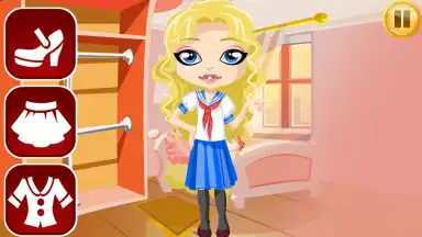 Captura de tela de School Dress Up 2