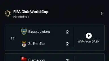 Captura de tela de DAZN 6