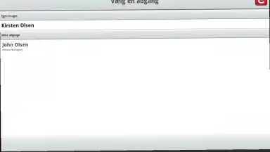 Captura de tela de e-Boks.dk 3